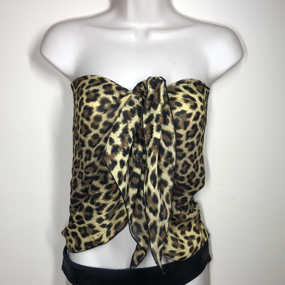 La Palapa Leopard Print Wrap - Picture 6 of 12